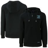 Carolina Panthers Cutter & Buck Roam Eco Recycled Half-Zip Hoodie - Black discount