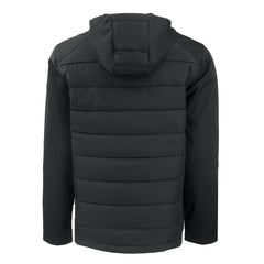 Atlanta Falcons Cutter & Buck Evoke Hybrid Eco Softshell Recycled Full-Zip Hoodie Jacket - Black for sale