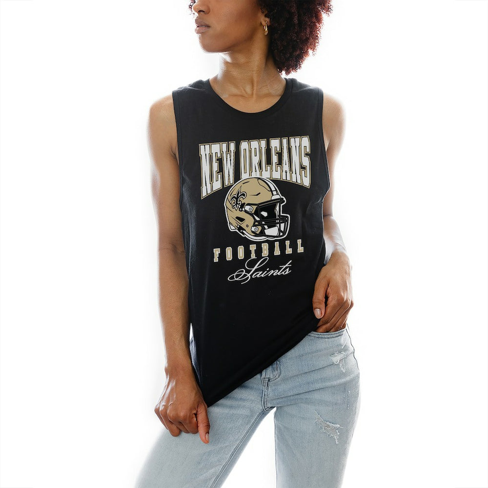 New Orleans Saints Gameday Couture Women's Preseason Opener Racerback Tank Top - Black sale