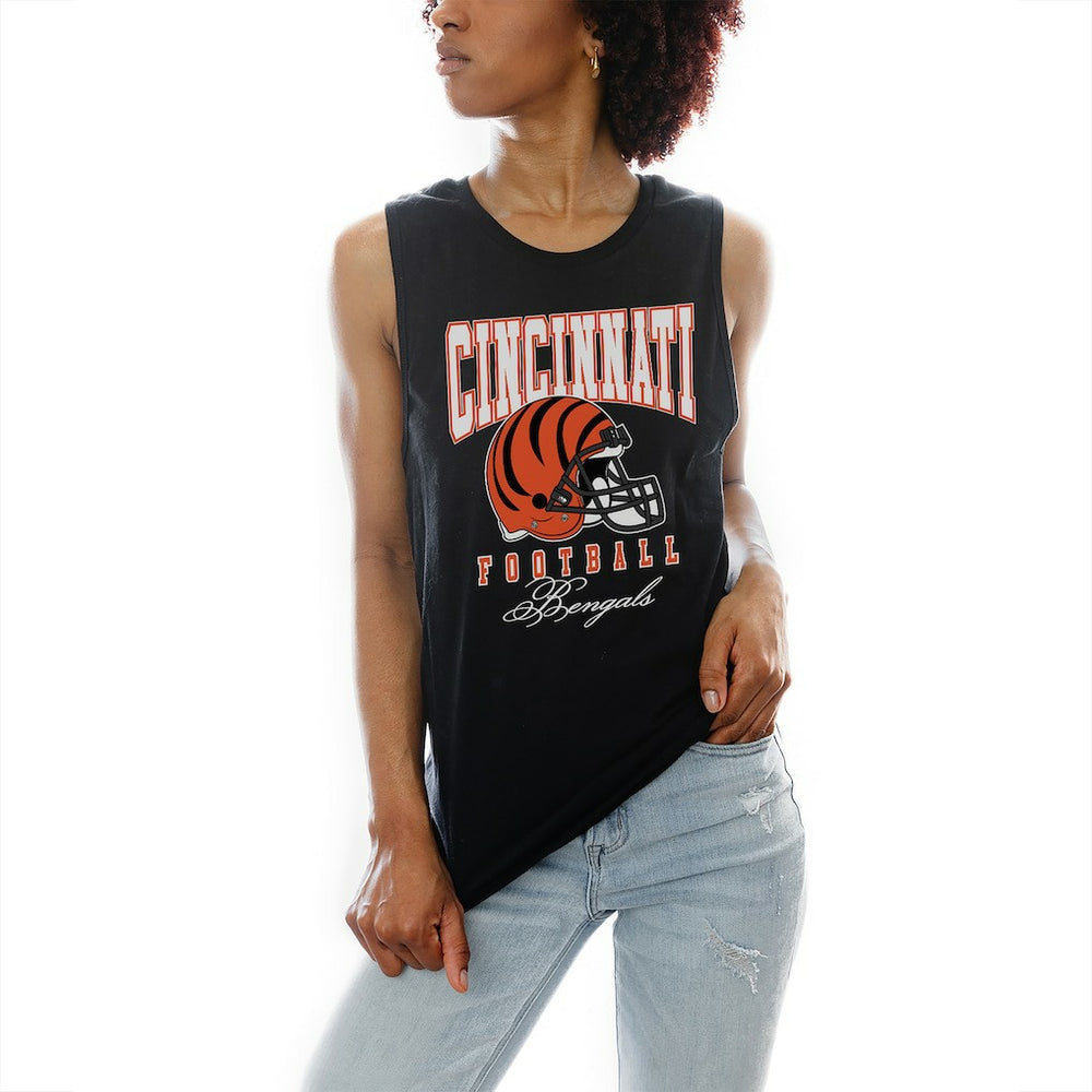 Cincinnati Bengals Gameday Couture Women's Preseason Opener Racerback Tank Top - Black outlet