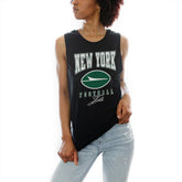 New York Jets Gameday Couture Women's Preseason Opener Racerback Tank Top - Black outlet
