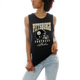 Pittsburgh Steelers Gameday Couture Women's Preseason Opener Racerback Tank Top - Black discount