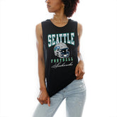 Seattle Seahawks Gameday Couture Women's Preseason Opener Racerback Tank Top - Black discount