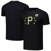 Pittsburgh Pirates 2024 Armed Forces Day T-Shirt - Black | New Era