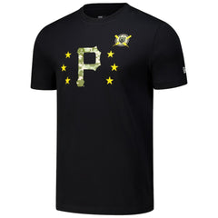 Pittsburgh Pirates 2024 Armed Forces Day T-Shirt - Black | New Era