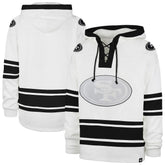 San Francisco 49ers '47 After Image Superior Lacer with Hood - White on sale