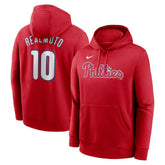 J.T. Realmuto Philadelphia Phillies Player Name & Number Club Pullover Hoodie - Red | Nike