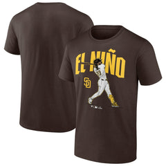 Fernando Tatis Jr. San Diego Padres Player Swing T-Shirt - Brown