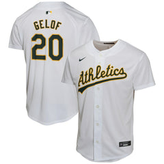 Zack Gelof Athletics Youth Home Game Player Jersey - Gray | Nike