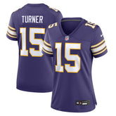 Dallas Turner Minnesota Vikings Women's Alternate Game Jersey - Purple | Nike online