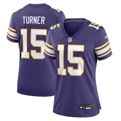 Dallas Turner Minnesota Vikings Women's Alternate Game Jersey - Purple | Nike online