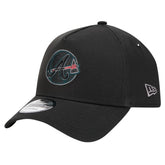 Atlanta Braves Tonal Pop 9FORTY A-Frame Adjustable Hat - Black | New Era