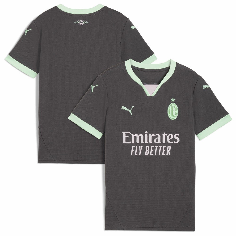 AC Milan Youth 2024/25 Third Replica Jersey - Charcoal | Puma sale