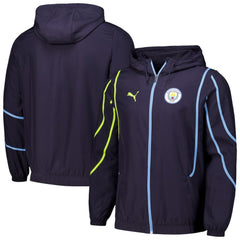 Manchester City 2024/25 Pre-Match Anthem dryCELL Full-Zip Hoodie Jacket - Navy | Puma online