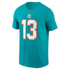 Dan Marino Miami Dolphins Retired Player Name & Number T-Shirt - Aqua | Nike sale