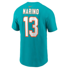 Dan Marino Miami Dolphins Retired Player Name & Number T-Shirt - Aqua | Nike sale