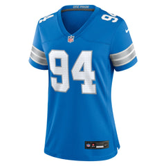 Mekhi Wingo Detroit Lions Women's Team Game Jersey - Blue | Nike outlet