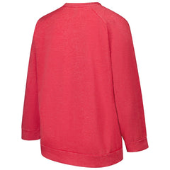 San Francisco 49ers Profile Women's Plus Size Acid Wash Raglan Sweatshirt - Red discount