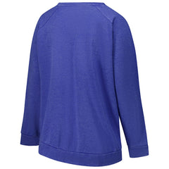 Indianapolis Colts Profile Women's Plus Size Acid Wash Raglan Sweatshirt - Royal sale