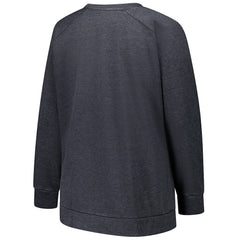 Miami Dolphins Profile Women's Plus Size Acid Wash Raglan Sweatshirt - Charcoal on sale