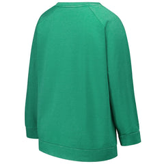 Philadelphia Eagles Profile Women's Plus Size Acid Wash Raglan Sweatshirt - Kelly Green for sale