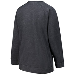 Detroit Lions Profile Women's Plus Size Acid Wash Raglan Sweatshirt - Charcoal cheap