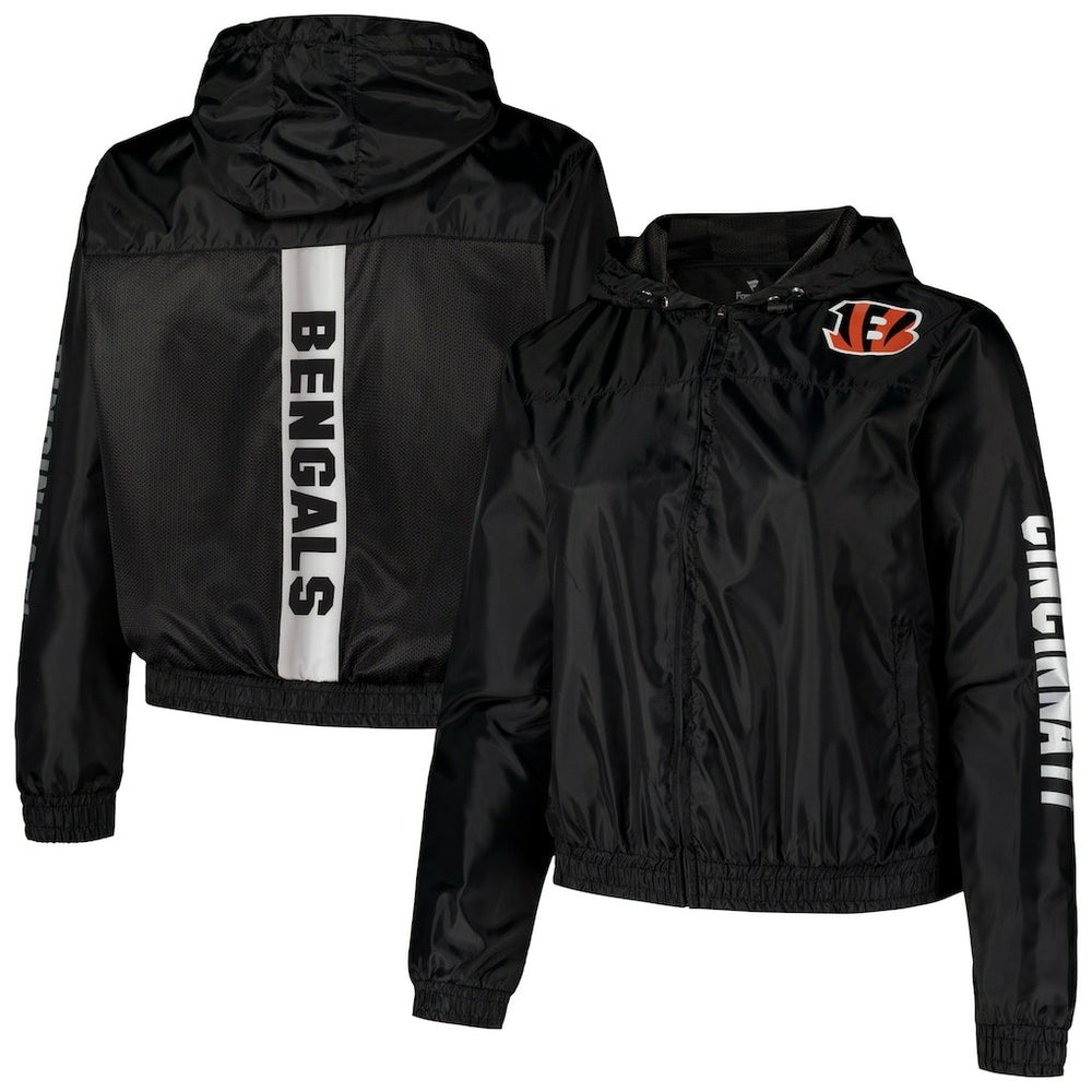 Cincinnati Bengals Women's Full-Zip Jacket - Black cheap