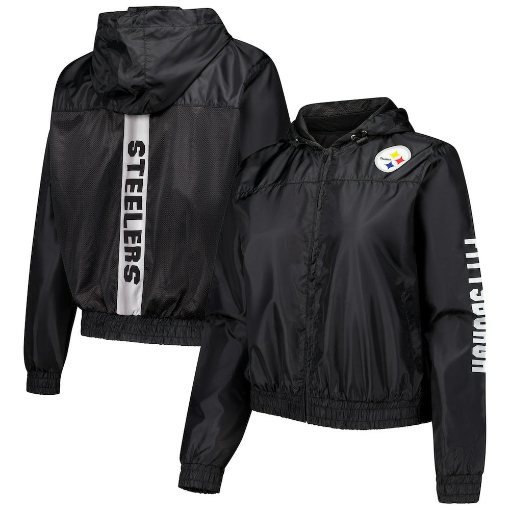 Pittsburgh Steelers Women's Full-Zip Jacket - Black for sale