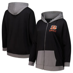 Cincinnati Bengals Women's Hit It Full-Zip Hoodie - Black on sale