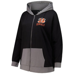 Cincinnati Bengals Women's Hit It Full-Zip Hoodie - Black on sale