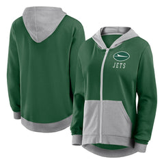 New York Jets Women's Hit It Full-Zip Hoodie - Green outlet