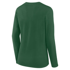 New York Jets Women's Long Sleeve Scoop Neck T-Shirt - Green outlet