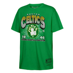 Boston Celtics Hardwood Classics Vintage Hoopster T-Shirt - Kelly Green | Mitchell & Ness online