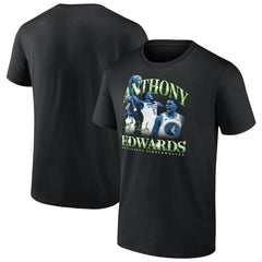 Anthony Edwards Minnesota Timberwolves Retro '90s T-Shirt - Black shop