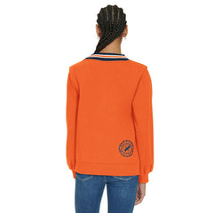 Denver Broncos Tommy Hilfiger Women's Alice V-Neck Pullover Sweatshirt - Orange cheap