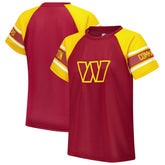 Washington Commanders Starter Women's 1st Rounder Color Block Raglan Top - Burgundy online