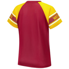 Washington Commanders Starter Women's 1st Rounder Color Block Raglan Top - Burgundy online