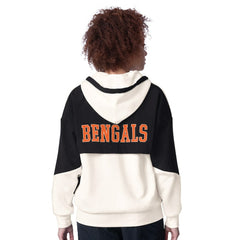 Cincinnati Bengals Starter Women's Scrimmage Full-Zip Hoodie - White for sale