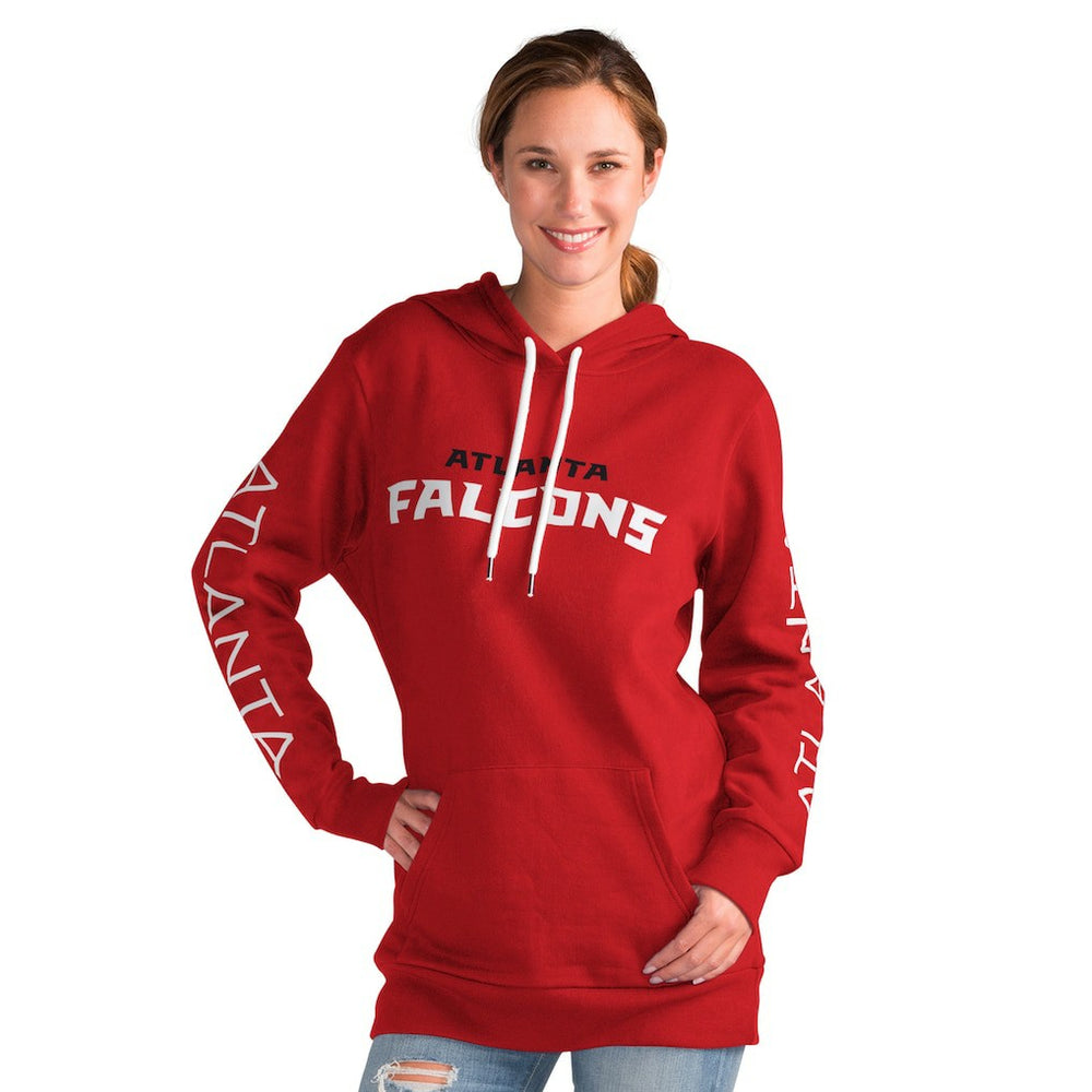 Atlanta Falcons G-III 4Her by Carl Banks Women's Extra Inning Pullover Hoodie - Red online