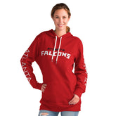 Atlanta Falcons G-III 4Her by Carl Banks Women's Extra Inning Pullover Hoodie - Red online