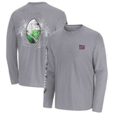 New York Giants Oasis Endzone Lux Long Sleeve T-Shirt - Gray outlet