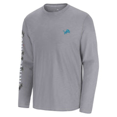 Detroit Lions Oasis Endzone Lux Long Sleeve T-Shirt - Gray outlet