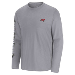 Tampa Bay Buccaneers Oasis Endzone Lux Long Sleeve T-Shirt - Gray for sale