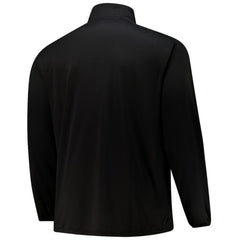 Chicago Blackhawks Fanatics Big & Tall Authentic Pro Quarter-Zip Top Black