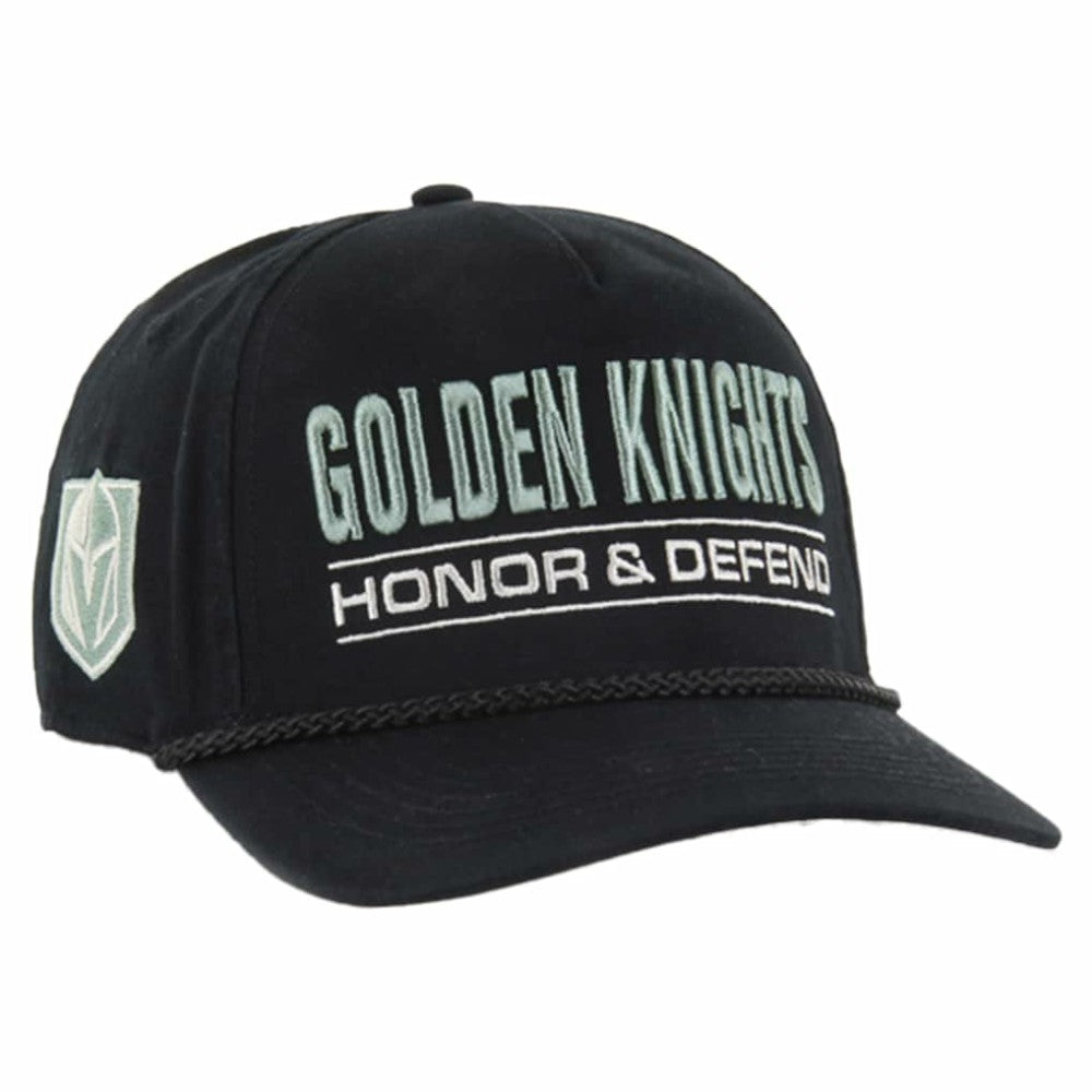Vegas Golden Knights '47 OHT Military Appreciation Homeland Honor and Defend Hitch Adjustable Hat Black