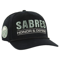 Buffalo Sabres '47 OHT Military Appreciation Homeland Honor and Defend Hitch Adjustable Hat Black