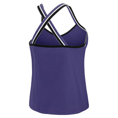 Baltimore Ravens WEAR by Erin Andrews Women's Cross Strap Tri-Blend Tank Top - Purple outlet