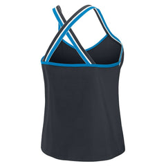 Carolina Panthers WEAR by Erin Andrews Women's Cross Strap Tri-Blend Tank Top - Black for sale
