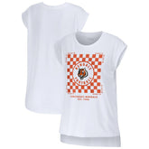 Cincinnati Bengals WEAR by Erin Andrews Women's Checker Muscle Tank Top - White sale