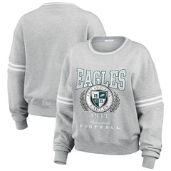 Philadelphia Eagles WEAR by Erin Andrews Women's Pullover Sweatshirt - Heather Gray online
